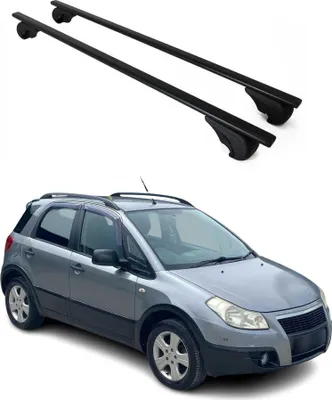 Immagine prodotto di Barre portatutto trasversali per Fiat Sedici 2006-2015 Ferro Nero