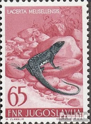 Produktbild von Briefmarken Jugoslawien 1954 Mi 747 postfrisch Jugoslawische Fauna