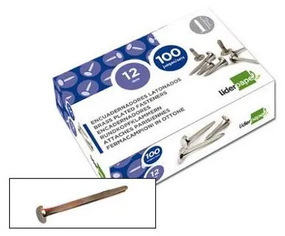 Zdjęcie produktu dla Liderpapel FS09, Brąz, 12 mm, 100 szt.