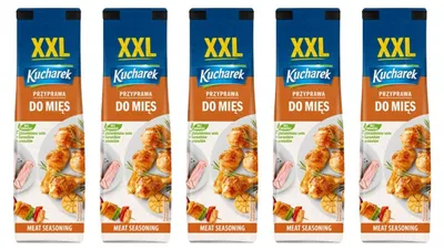 Produktbild von Kucharek Gewürzmischung für Fleisch 5x 80g - Würzmischung Gewürzsalz Grillen