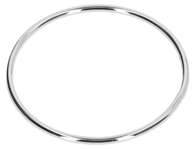 Produktbild von Taschengriffe mit Ringschnalle - Metall-Hardware-Zubehör für DIY-Taschen - Runde Form - 2 Stück - Weißnickel