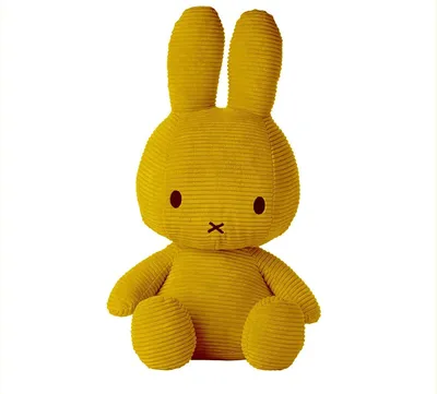 Obrázok produktu pre Miffy - manšestrová plyšová figúrka (žltá, 70 cm) plyšová hračka plyšová hračka králik