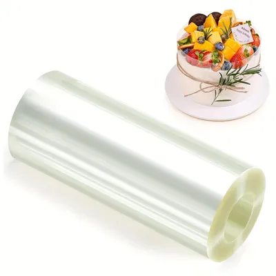 Tortenrandfolie 20 cm, transparent, wiederverwendbar