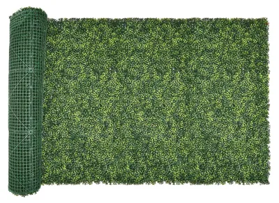 Produktbild von VEVOR Künstliche Hecke, 3000x1000x45mm, Künstliche Pflanzenwand, Buchsbaumpaneel