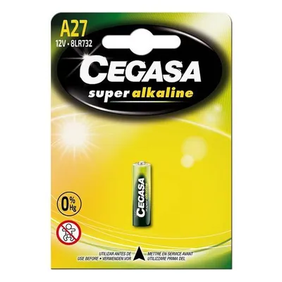 Produktbild von Alkline-Batterie Cegasa A27 8LR732 12V