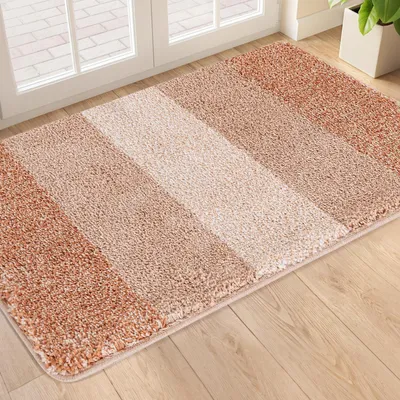 Image de Paillasson anti-saleté, tapis d'entrée, dimensions 50x80 cm, couleur crème