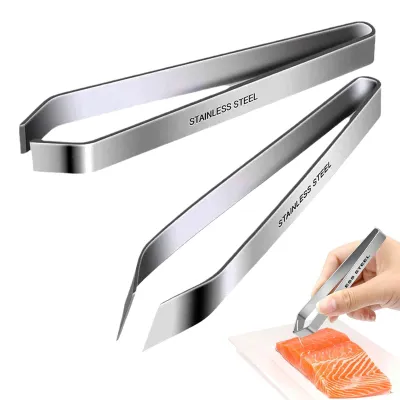 Fischgrätenpinzette 2er-Set, 11 cm, Edelstahl, ergonomisch