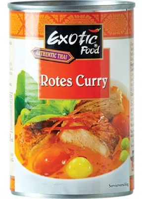 Zdjęcie produktu dla Zupa czerwone curry 400ml - Exotic Food
