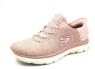 Produktbild von Skechers Damen Summits Dazzling Haze Trainer, Rose Mesh/Pink Trim, 40.5 EU