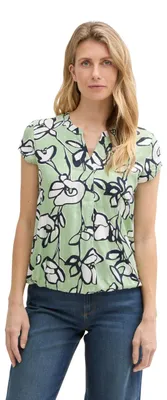 Produktbild von Tom Tailor Kinder Cropped T-Shirt mit Kordelzug, Fresh Sweet Lime, 152