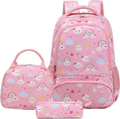 Immagine prodotto di Zaino scolastico Famanu per bambine - Rosso
