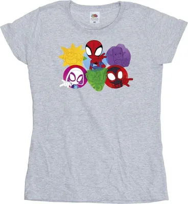 Produktbild von Marvel - "Spidey And His Amazing Friends" T-Shirt für Damen BI50198 (L) (Grau)