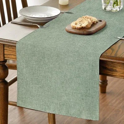 Produktbild von Herbstliche Tischdekoration, saisonal, 40x240 cm, grün, für innen, feiertags, abwaschbar