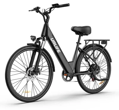 Zdjęcie produktu dla Rower elektryczny – E26 – silnik bezszczotkowy 250 W – akumulator litowy 36 V 13 Ah – zasięg 31–60 km – koła 66 cm – rama aluminiowa – prędkość maksymalna 25 km/h – kolor czerwony