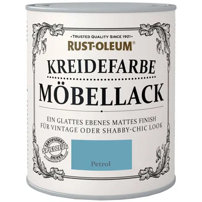 Produktbild von Rust-Oleum Kreidefarbe Möbellack 750 ml petrol