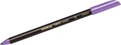Produktbild von Fasermaler edding 1200 colourpen 1mm violett-metallic Packung mit 10 Stück