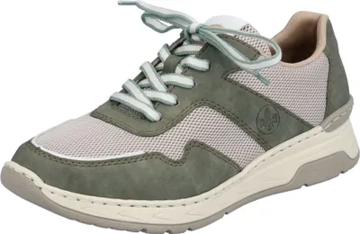 Produktbild von Rieker Sportliche Schnürschuhe schilf weiss marble Damen 31353036313237 Oliv 38 EU
