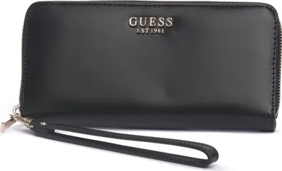 Produktbild von Guess Laurel Large Zip Around Wallet in Schwarz für Damen – 21x10x2 CM / Black