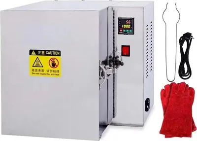 Immagine prodotto di Forno per la colata di gioielli, controllo della temperatura PID, riscaldamento ad alta efficienza, 220V EU PLUG