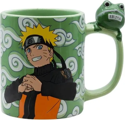 Produktbild von NARUTO SHIPPUDEN - Mug 3D handle - Naruto and Gama-chan