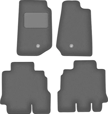 Produktbild von Graphit-Fußmatten für: Jeep Wrangler III JK Offroad (2006-2017)