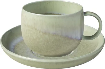 Produktbild von like. by Villeroy & Boch Perlemor Alga Espressotasse mit Untertasse 60 ml