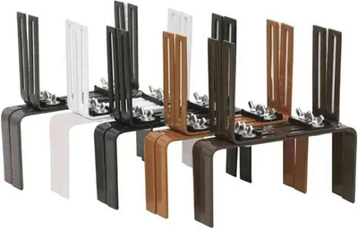Image de Support pour caissettes à fleurs en H, anthracite