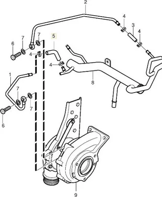 Immagine prodotto di VOLVO S60 XC90 XC70 Turbo tubo refrigerante OE 31657992