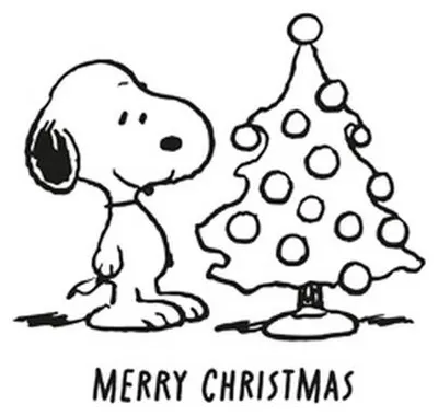 Produktbild von 20 Servietten Christmas Snoopy weiss 33x33cm schwarz