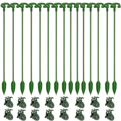 Productafbeelding van 15 Stuks Plantsteunen voor Kamerplanten - Orchideenstokken 27 cm