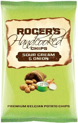 Produktbild von Roger's Handcooked Chips Sour Cream & Onion