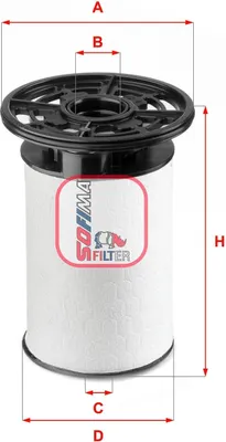 Produktbild von Kraftstofffilter SOFIMA S 1076 NE für FIAT Ducato Kastenwagen (250, 290) Filtereinsatz