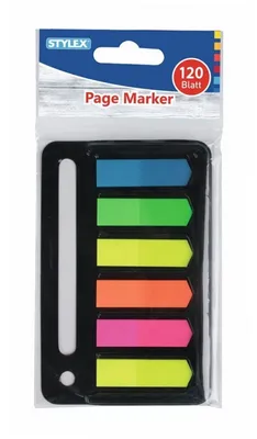 Produktbild von 120 Neon Pagemarker Signalstreifen Page Marker