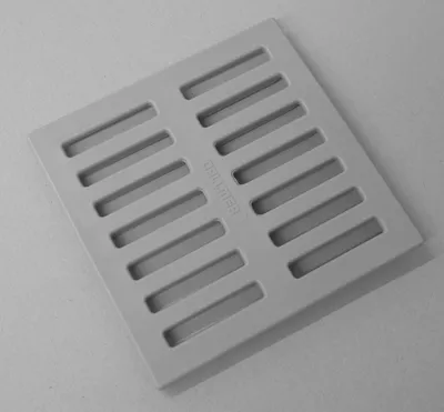 Produktbild von UPMANN Kunststoffrost 140x140mm für Kellerablauf 15x15cm - 80387