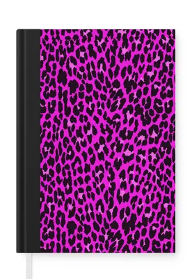 Obrázek produktu pro MuchoWow Zápisník Diář Rozpočet A5 Leopard - Kabát - růžový