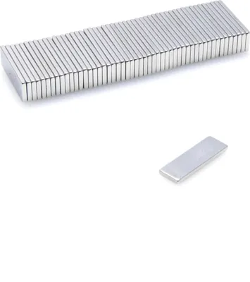 Produktbild von Neodym Magnete 15 x 5 x 1 mm N38 Quader Case - 10 Stück, Extrem stark, Magnettafeln, Kühlschränke, Whiteboards, DIY