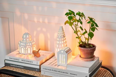 Immagine prodotto di Kähler Urbania Tivoli casa di luce Glassalen bianco