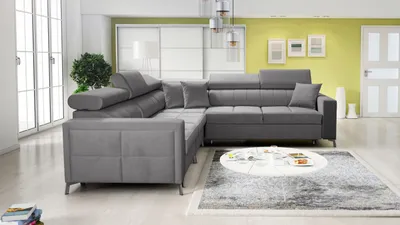 Produktbild von Polsterecke Wohnzimmer Couch Sofa SID IV Farbe wählbar TOP Qulaität