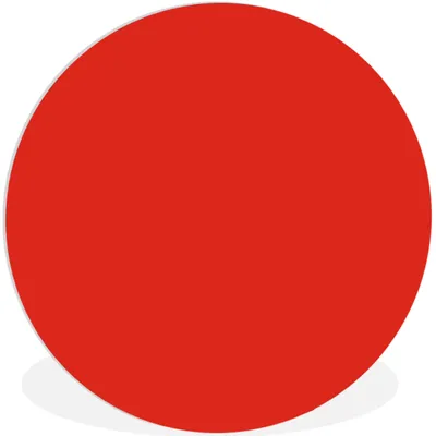 Produktbild von MuchoWow® Rundes Wandbild - Runde Bilder Rot - Farbe - Einfarbig Ø 90 cm Kreis Wanddekoration Kunststoff - Wandkreis - Wandschmuck - Wand-Kreis - Wohnzimmer - Bild - Runde - Wanddeko - Dibond - Kunstdrucke