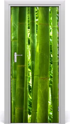 Produktbild von Tulup Türaufkleber 85x205 cm Dekorative Aufkleber Selbstklebend Wasserdichte Tapete Abnehmbar Schlafzimmer Wohnzimmer Wohnkultur - Bambus