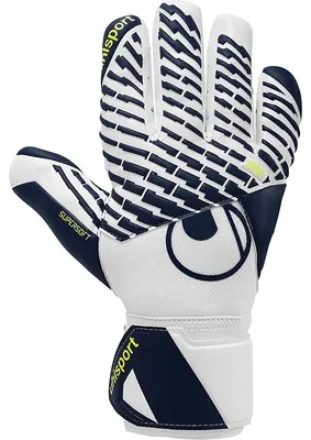 Zdjęcie produktu dla Uhlsport Fm Supersoft Hn – biały/granatowy/fluorescencyjny żółty, rozmiar: 8
