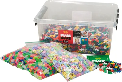 Image de Plus Plus Briques 6000 Mélange de couleurs néon, pastel et primaires
