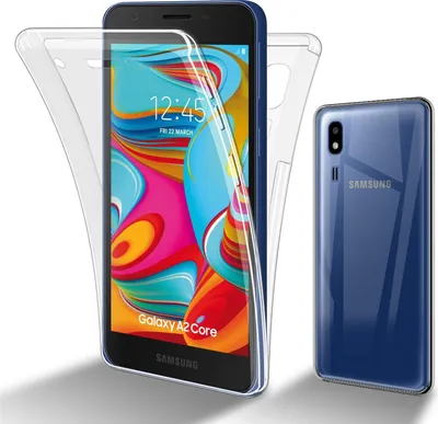 Immagine prodotto di Cadorabo custodia protettiva per Samsung Galaxy A02 CORE cover in naturale a 360° Custodia Full Body per cellulare Cover Case