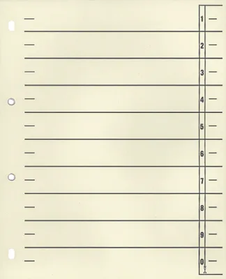 Obrázek produktu pro WEKRE 9561108100 Rozdělovací listy - A4 extra široké, kamzík, 100 kusů, s očky