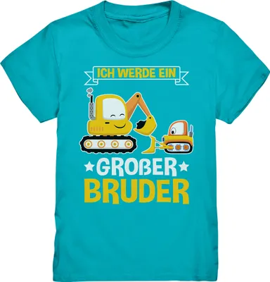 Produktbild von Bagger Großer Bruder T-Shirt – Swimming Pool / 122/128 (7-8)