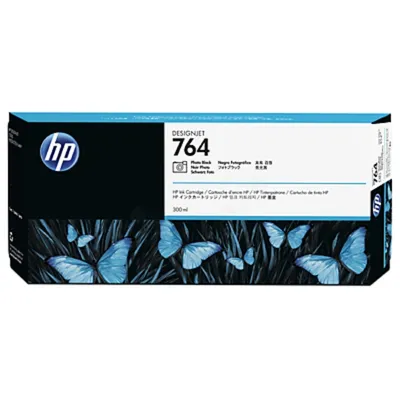 Produktbild von HP 764 Fotoschwarz DesignJet Druckerpatrone, 300 ml, HP Designjet T3500 Produktions-eMFP-Serie, Thermal Inkjet, Schwarz, C1Q16A, Business, Singapur