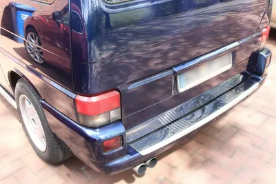 Zdjęcie produktu dla Chromowana osłona zderzaka ze stali nierdzewnej do wszystkich modeli VW T4 FACELIFT 1996-2003 | + fazowanie