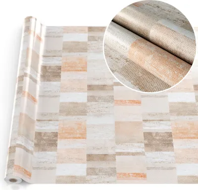 Produktbild von Tischdecke Wachstuch MIMOSA Ornamente Beige Robust Wasserabweisend Breite 140 cm Länge 2000 cm