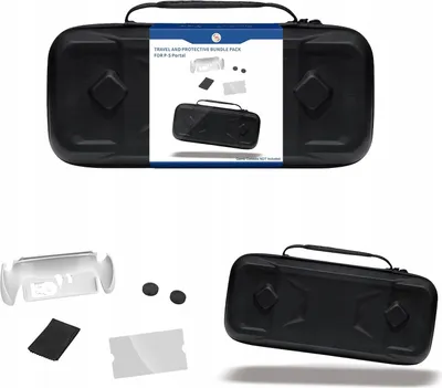 Zdjęcie produktu dla Zestaw 5w1 Futerał Etui Folia LCD Osłony Pady do Sony PlayStation PS Portal / P5195