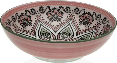 Immagine prodotto di Insalatiera Versa Rosa in Vetroceramica e porcellana 22,5 x 9 x 22,5 cm